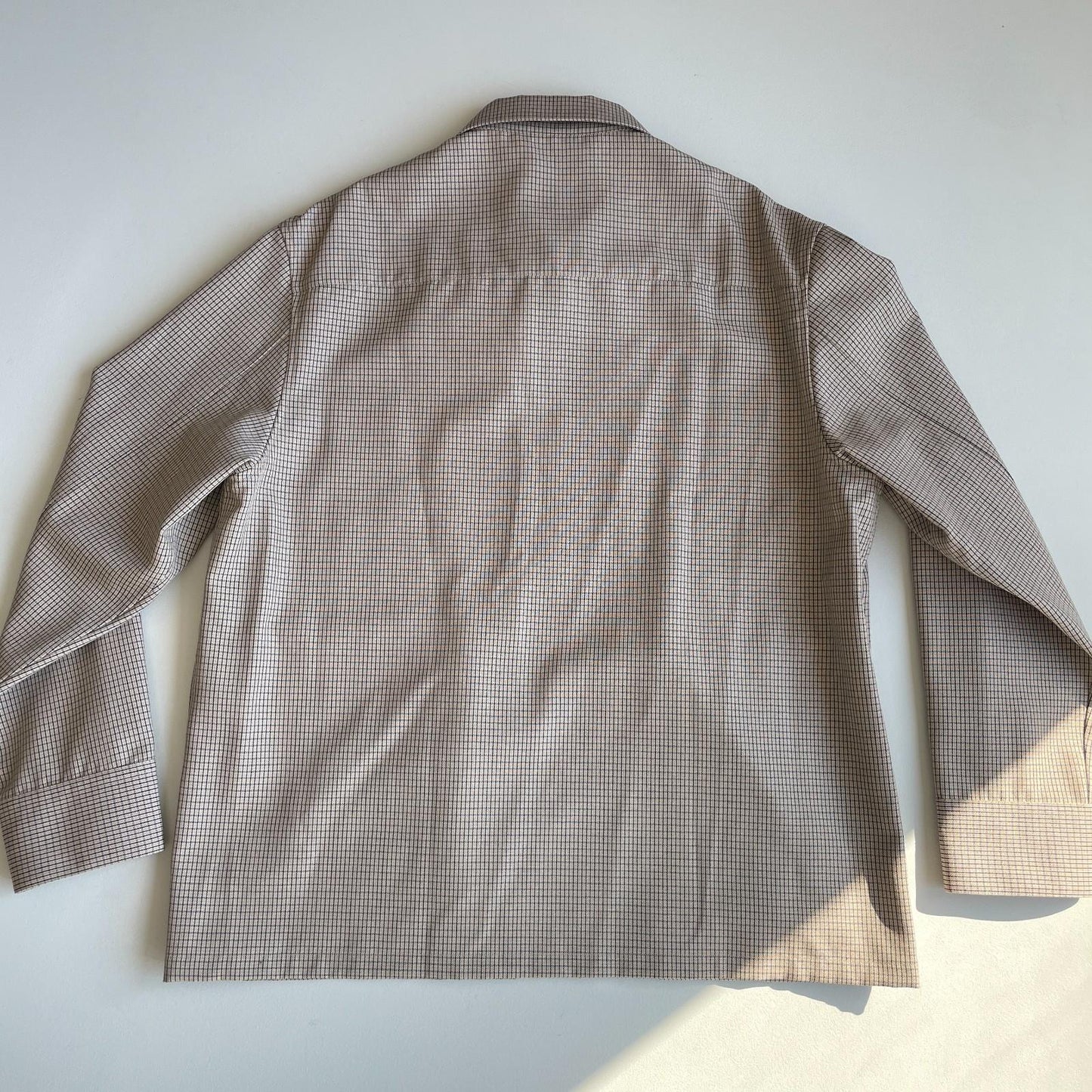 NWT Jil Sander (54 /2XL) 100% Wool Jacquard Grid Harrington-Style Jacket