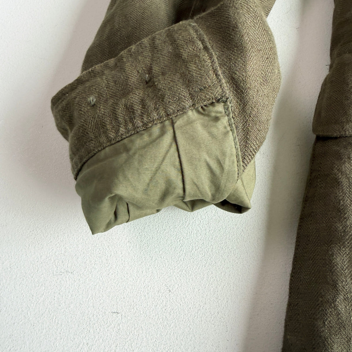 Polo Ralph Lauren (S) 100% Linen Herringbone Utility Green Jacket