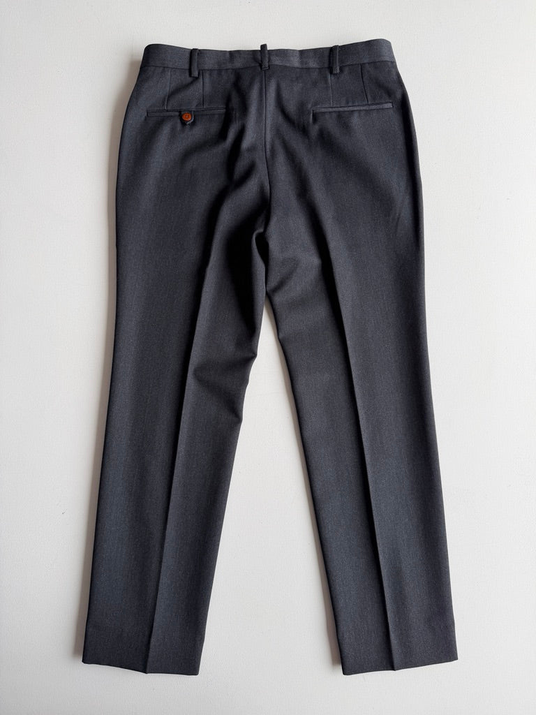 Phineas Cole (34x30) Continuous Crease Slim Wool Twill Pants