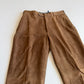 Ralph Lauren Polo Sport (33x30) Suede Leather Brown Lined Pants