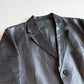 Gucci (48IT) Leather Unlined Black Surgeon Cuff Sport Coat