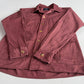 Drake's London (S) Maroon Cotton/Cashmere Chore Work Overshirt
