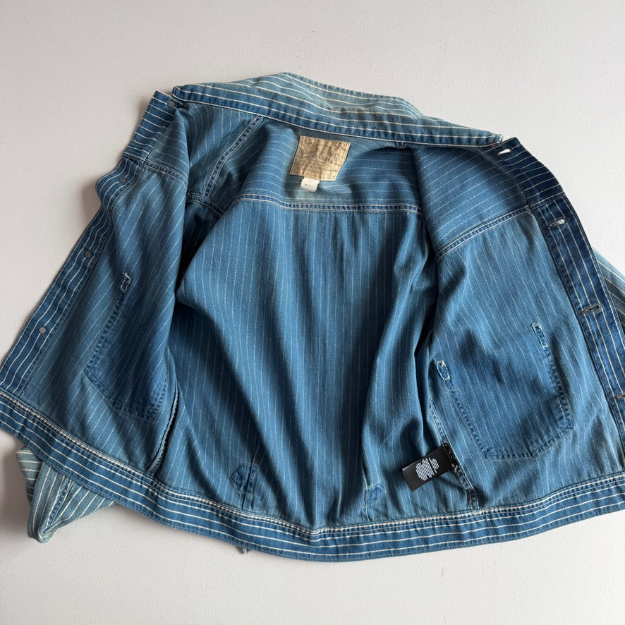 MINT! RRL Ralph Lauren (M) Engineer Dot Stifel Indigo Twill Cotton Jacket