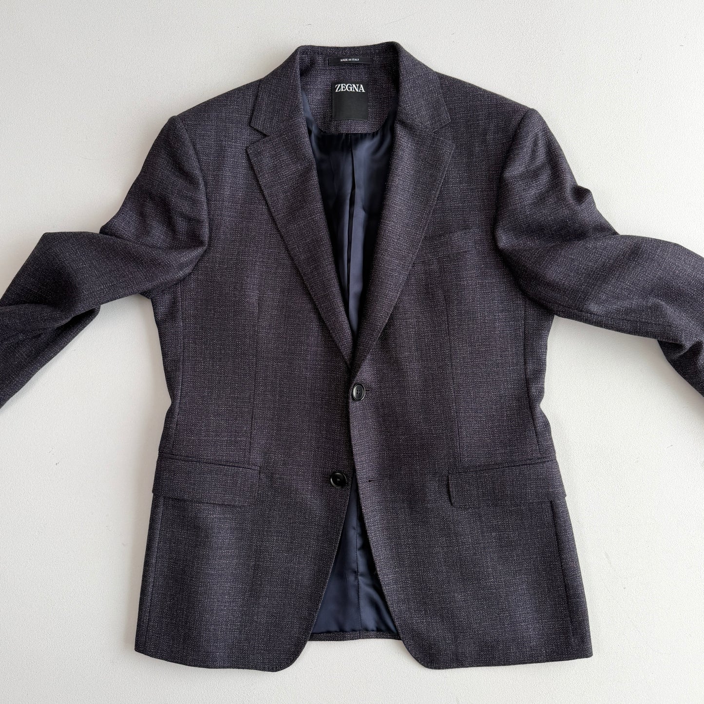 Zegna (48S/C - 38S) Soft-Plum 100% Wool Lightly Structured Sports Coat