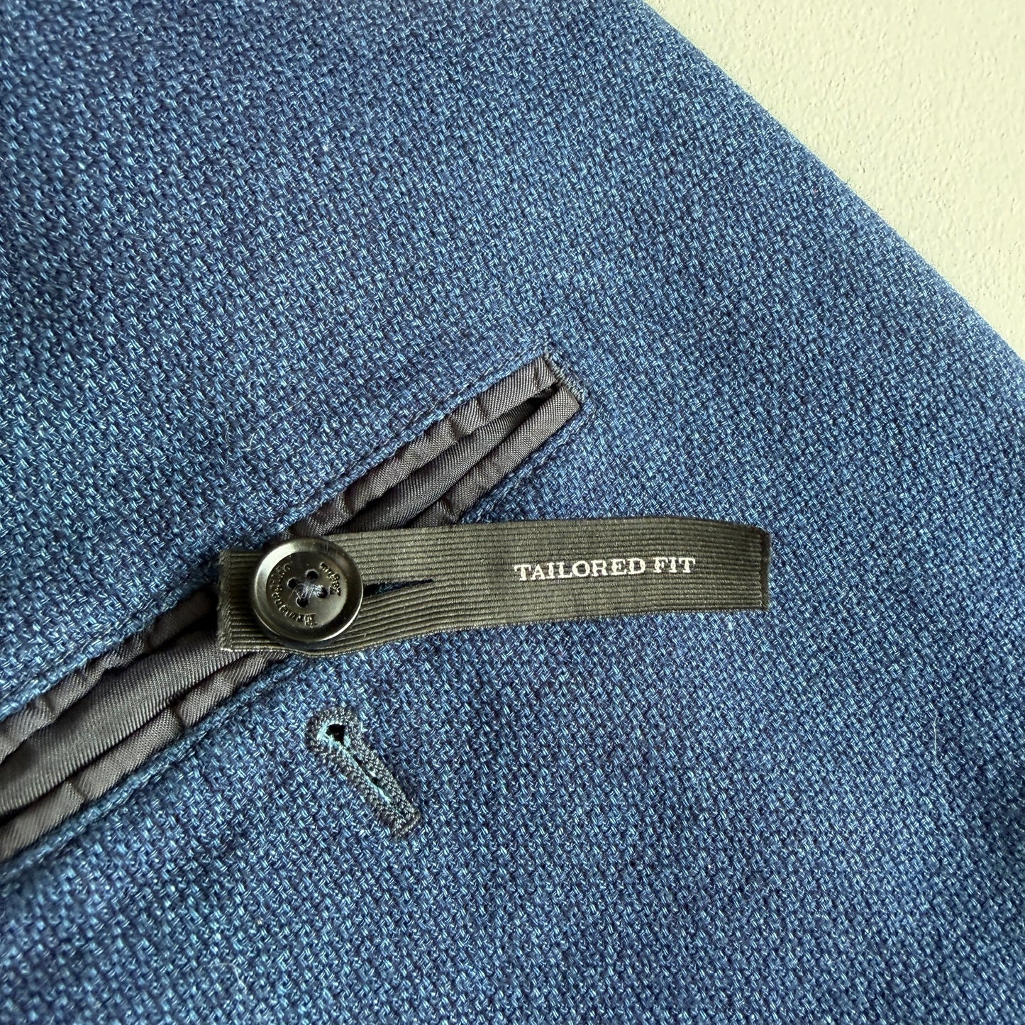 Ermenegildo Zegna (54R) Indigo Knit Cotton Unstructured Sports Jacket