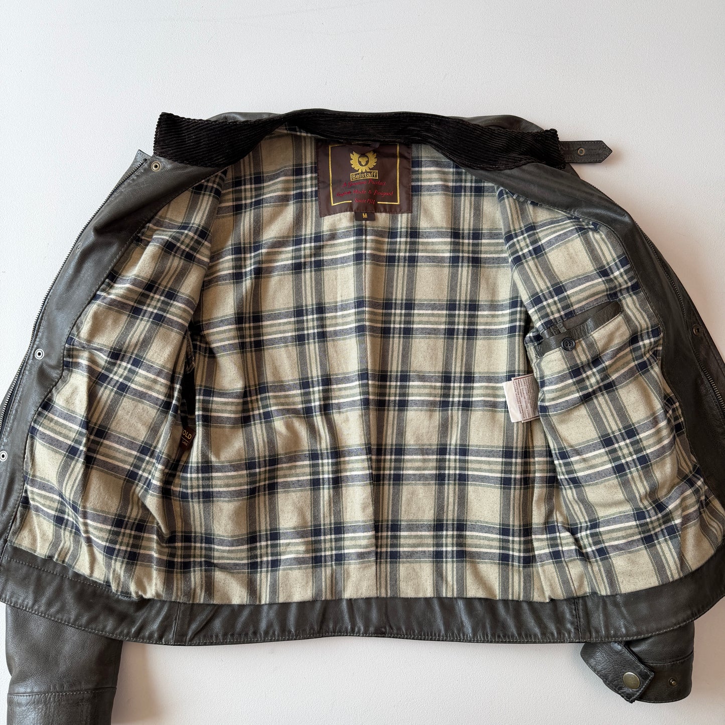 Belstaff Brad Gold Label (M) Motorcycle Leather Jacket