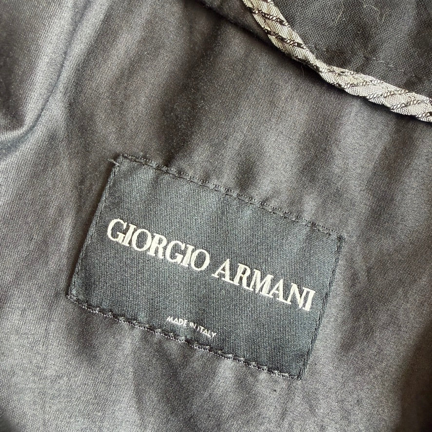 Giorgio Armani (50IT) Cotton/Silk Chintz Gloss Finish 4-Button Sport Coat
