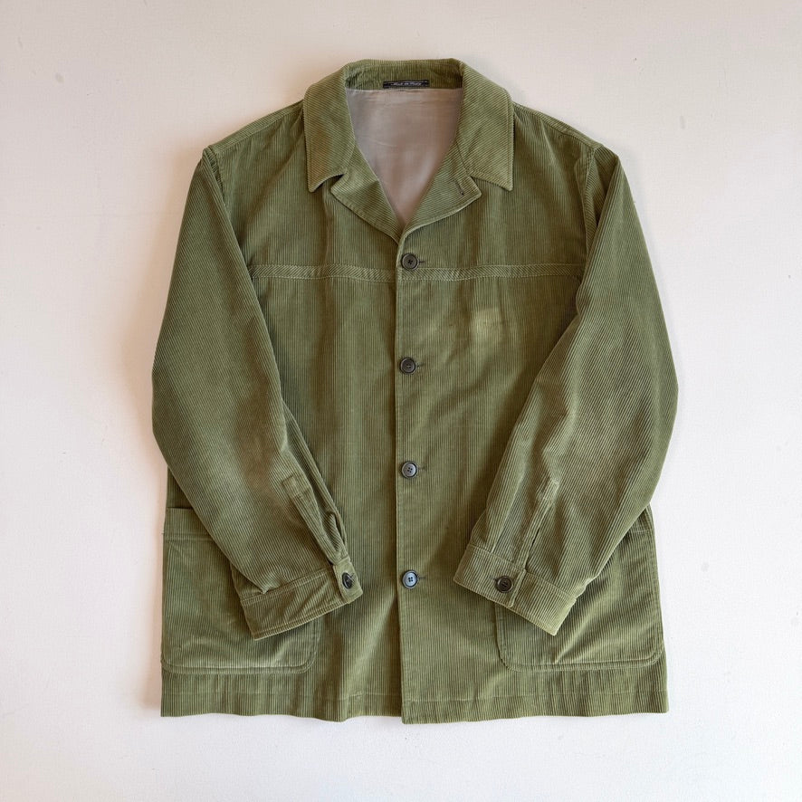 Ermenegildo Zegna (52) Green Cotton/CashmereCorduroy Sport Coat