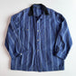 VNTG Polo Ralph Lauren (L) Mattress Ticked Cotton Indigo Chore Field Coat