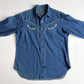 VNTG Ralph Lauren Polo Country (XL) Western Pearl Snap Denim Shirt