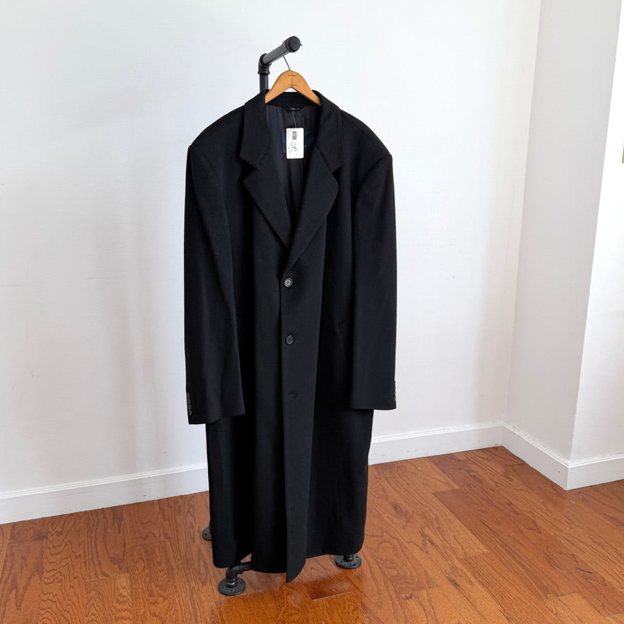 NWT Burberry (48L / 58L) 100% Cashmere Black Overcoat