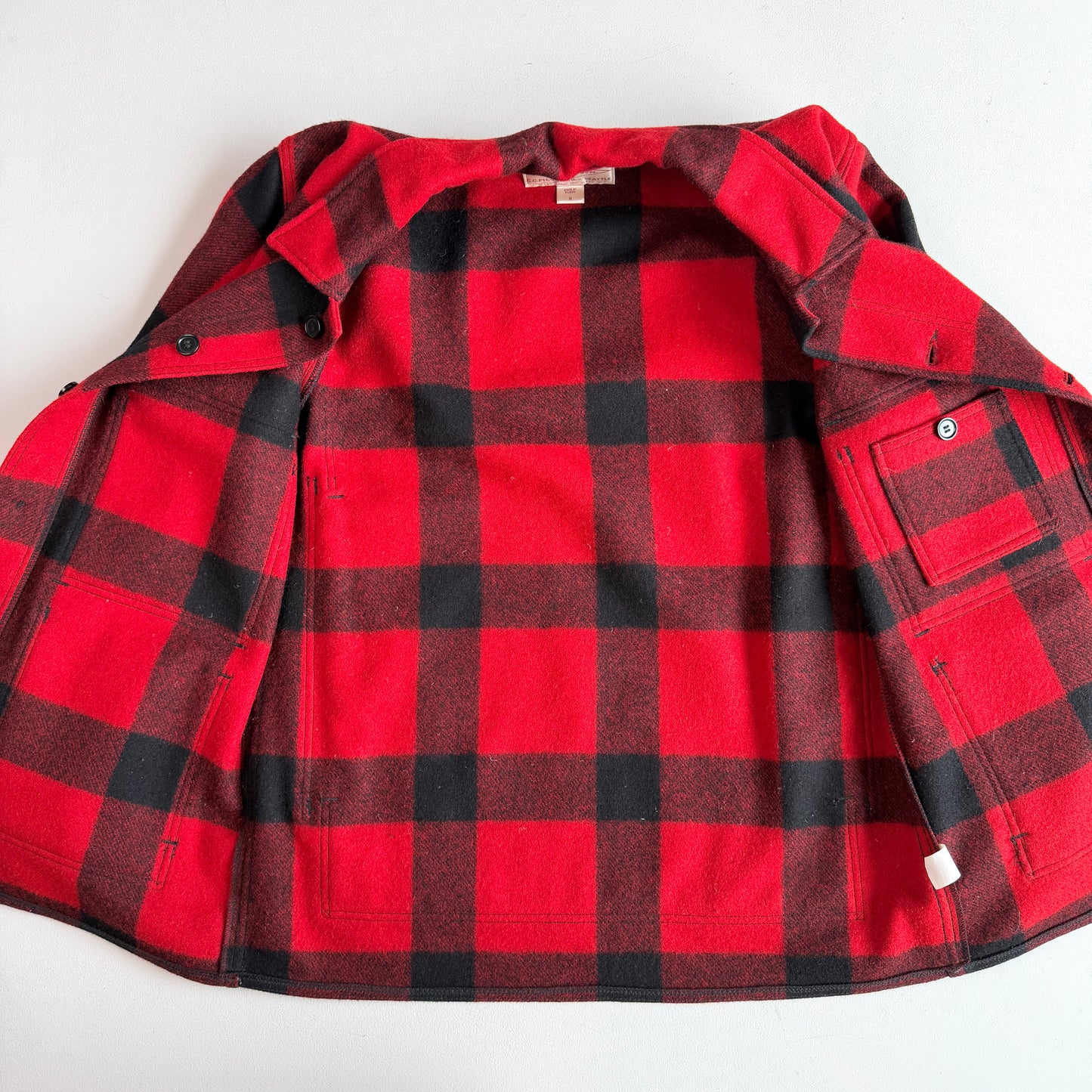 Filson (M) Buffalo Plaid Cruiser Mackinaw Wool Jacket