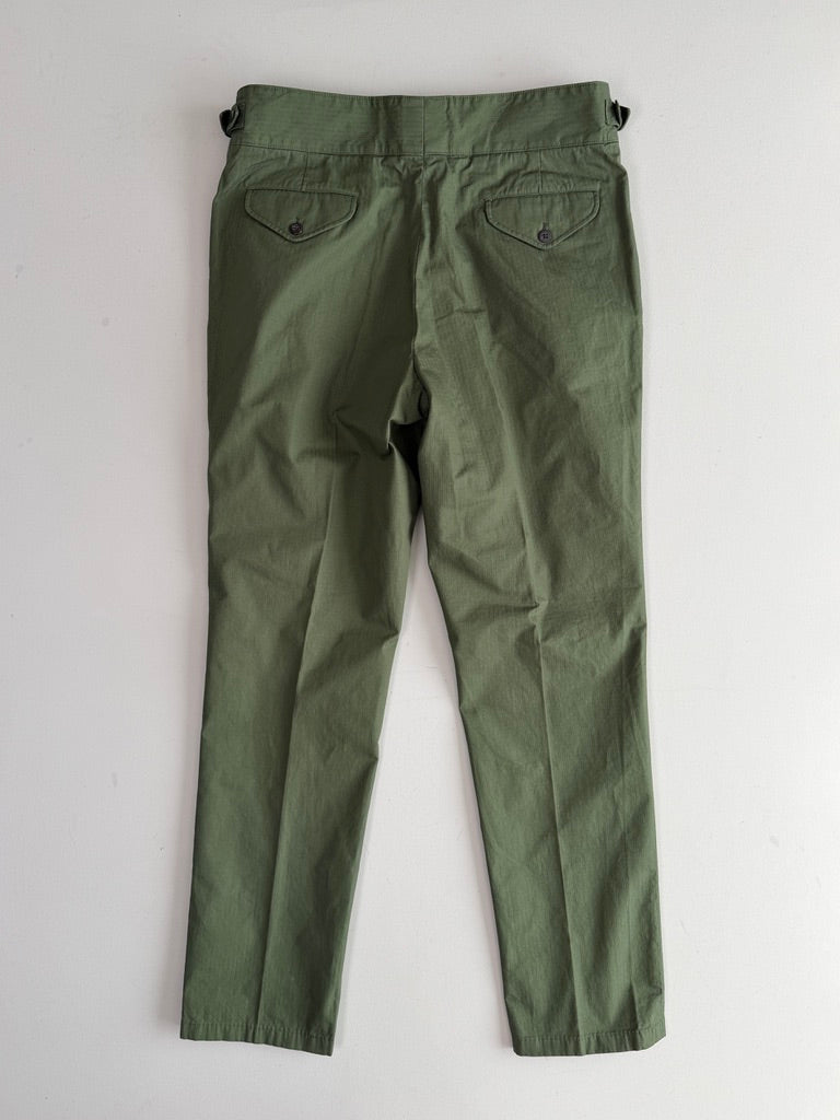 Polo Ralph Lauren (38x34) Buckled Ripstop Gurkha Officer Trousers Pants