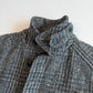 VNTG Burberry (40 / L) Tweed Wool Gray Raglan Sleeve Jacket
