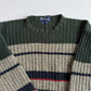 VNTG Polo Ralph Lauren (XL) Cotton/Linen Rib Knit Stripe Sweater