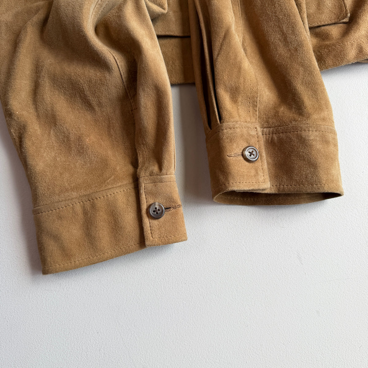 Polo Ralph Lauren (XL) Suede Leather Safari Belted Tan Jacket Coat
