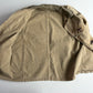 VNTG Polo Ralph Lauren (XL) Sage Fireman Clasp Leather Trim Canvas Coat