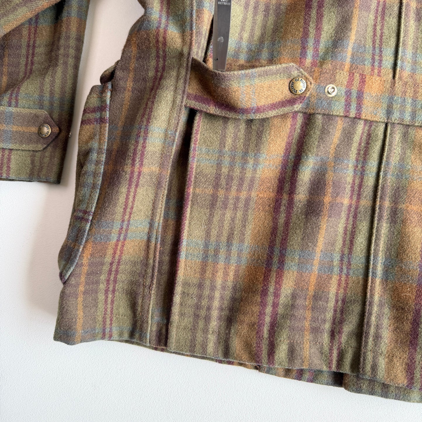 Filson (L) Yukon Wool Plaid Shooting Cruiser Mackinaw Coat