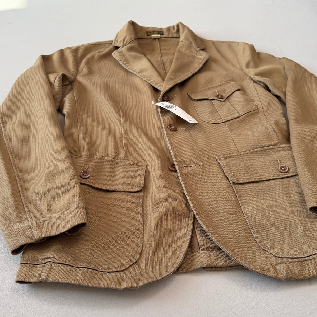 NWT RRL Ralph Lauren (S) Half-Norfolk Bedford Corduroy Desert Brown Sport Coat