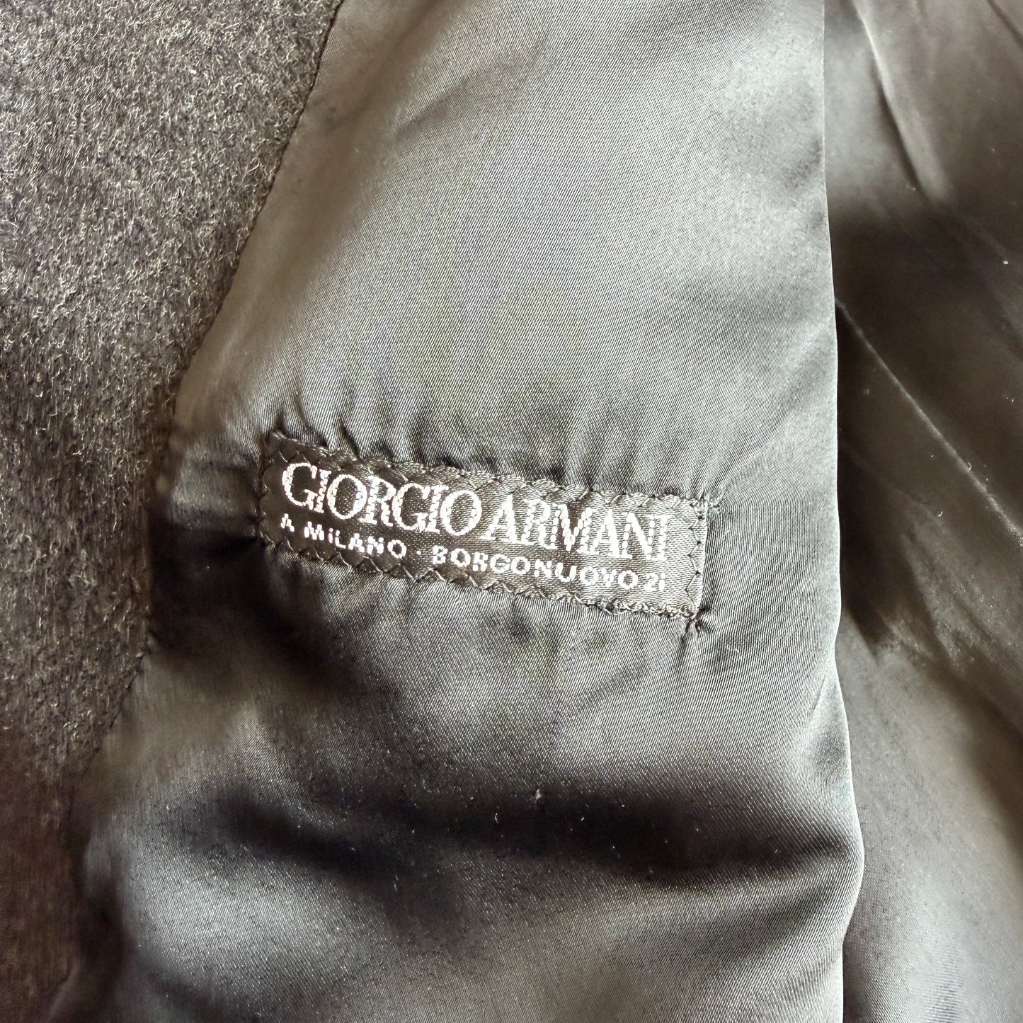 VNTG Giorgio Armani (42 / 52) 100% Cashmere Double Breast Overcoat