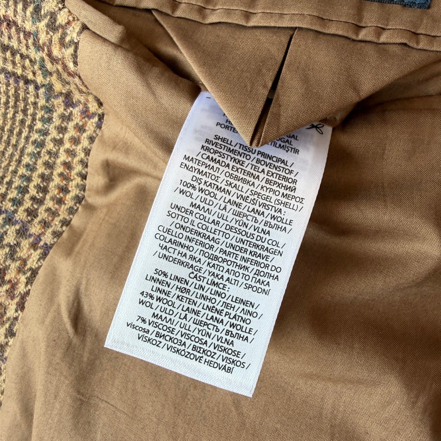 NWOT Polo Ralph Lauren (44R) Prince of Wales Wool Tweed Sport Coat