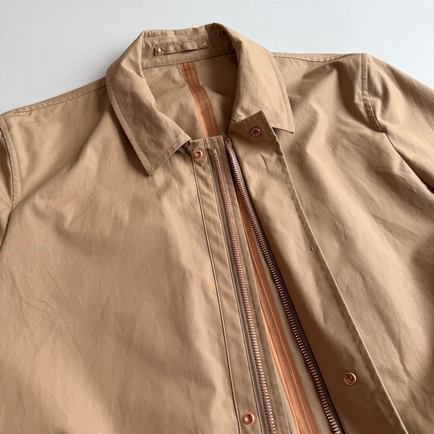 Private White VC (6 /XL) Jack's Mac Ventile Cotton Khaki Rain Coat