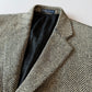 VNTG Polo Ralph Lauren (40R) 100% Silk Herringbone Beige/Black Sports Coat