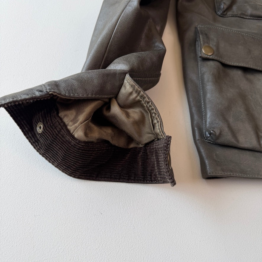 Belstaff Brad Gold Label (M) Motorcycle Leather Jacket
