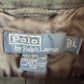 Polo Ralph Lauren (L) Black Suede Leather Button Front Shirt