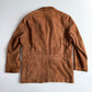 Polo Ralph Lauren (XL) Half-Norfolk Suede Leather Tawny Brown Sport Coat