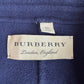 Burberry (2XL, Fits like 44L) Camel Hair Unstructured Navy Blue Sports Coat