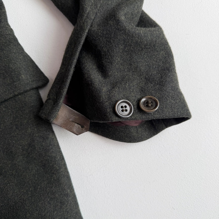 Ermenegildo Zegna (M) "Soft" Loden Green Wool/Cashmere Sport Jacket
