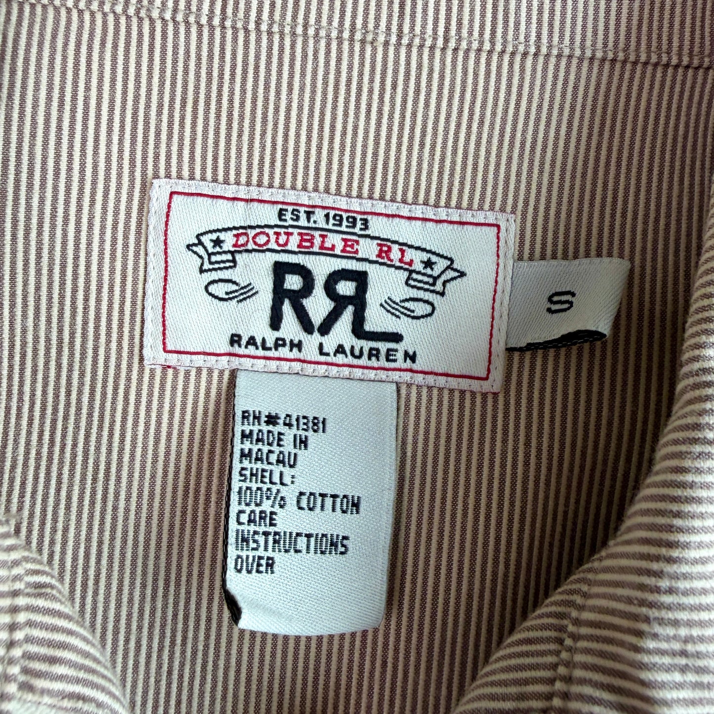 VNTG RRL Ralph Lauren (S) Bedford Cord Double-Front Pocket Cotton Jacket