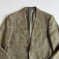 Polo Ralph Lauren (42R) Olive Green 100% Flax Tweed Herringbone Sport Coat