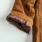Burberry (XL) Suede Leather Tawny Nova Check Lined Field Coat