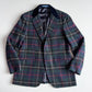 Polo Ralph Lauren (44L) Tartan Velvet Collar Moon Woven Tweed Wool Sport Coat