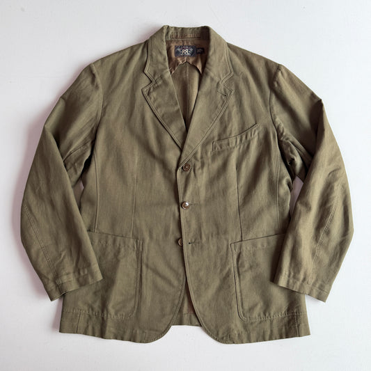 NWOT RRL Ralph Lauren (XL) Cotton/Linen/Wool Half-Lined Unstructured Sports Coat