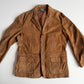 Polo Ralph Lauren (XL) Leather Roughout Half-Norfolk Tawny Field Jacket Coat