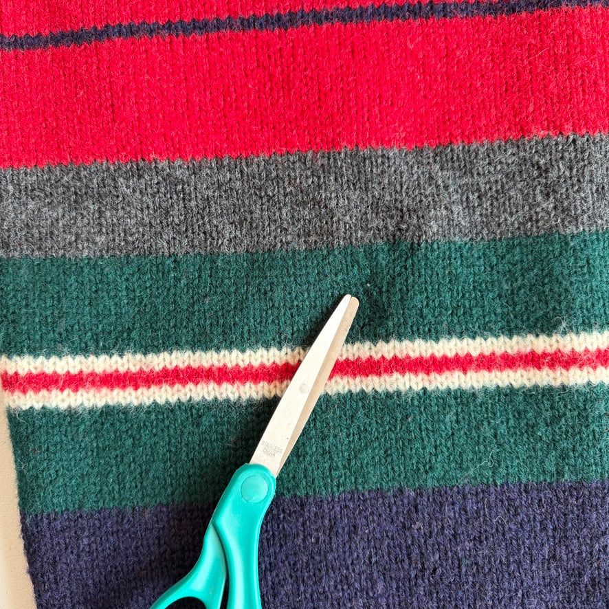 VNTG Brooks Brothers (XL) Wool Rugby Stripe Knit Sweater