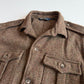 VNTG Polo Ralph Lauren (XL) Norfolk Wool Tweed Belted Melange Jacket Coat