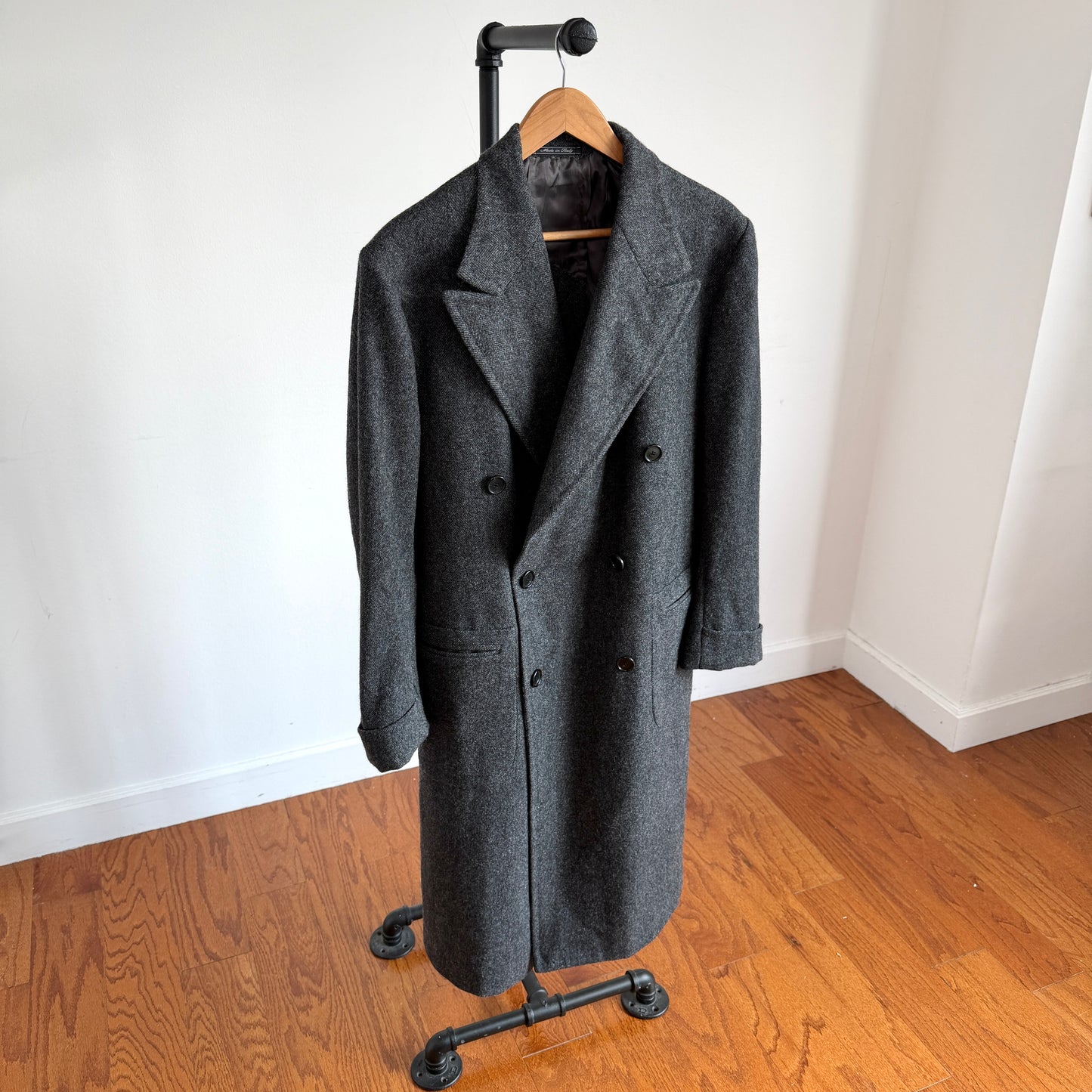 No Man Walks Alone x Sartoria Carrara (42 /52) Fox Bro Wool Double Breast Coat