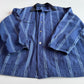 VNTG Polo Ralph Lauren (L) Mattress Ticked Cotton Indigo Chore Field Coat