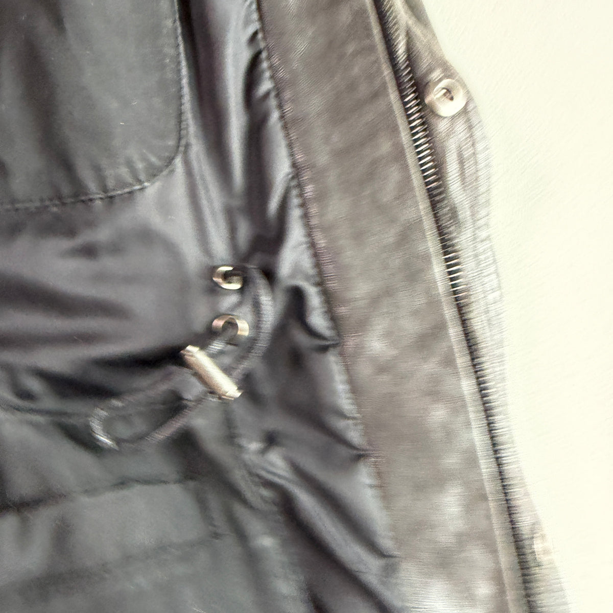 Z Zegna (54 /XL) Leather Charcoal Gray Motorcycle Utility Coat Jcket