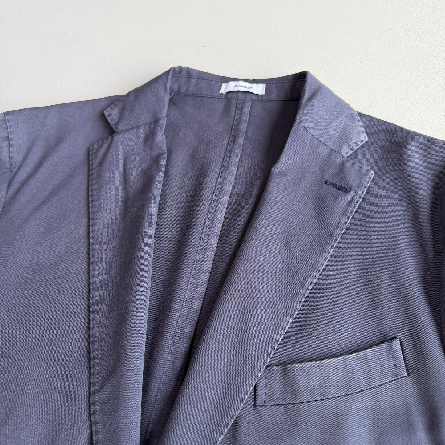 Boglioli (52 IT) Wool Hopsack Unstructured Slate Blue K Jacket