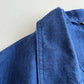 Burberry (48R / S) Indigo Blue 100% Linen Button Chore Overshirt Coat