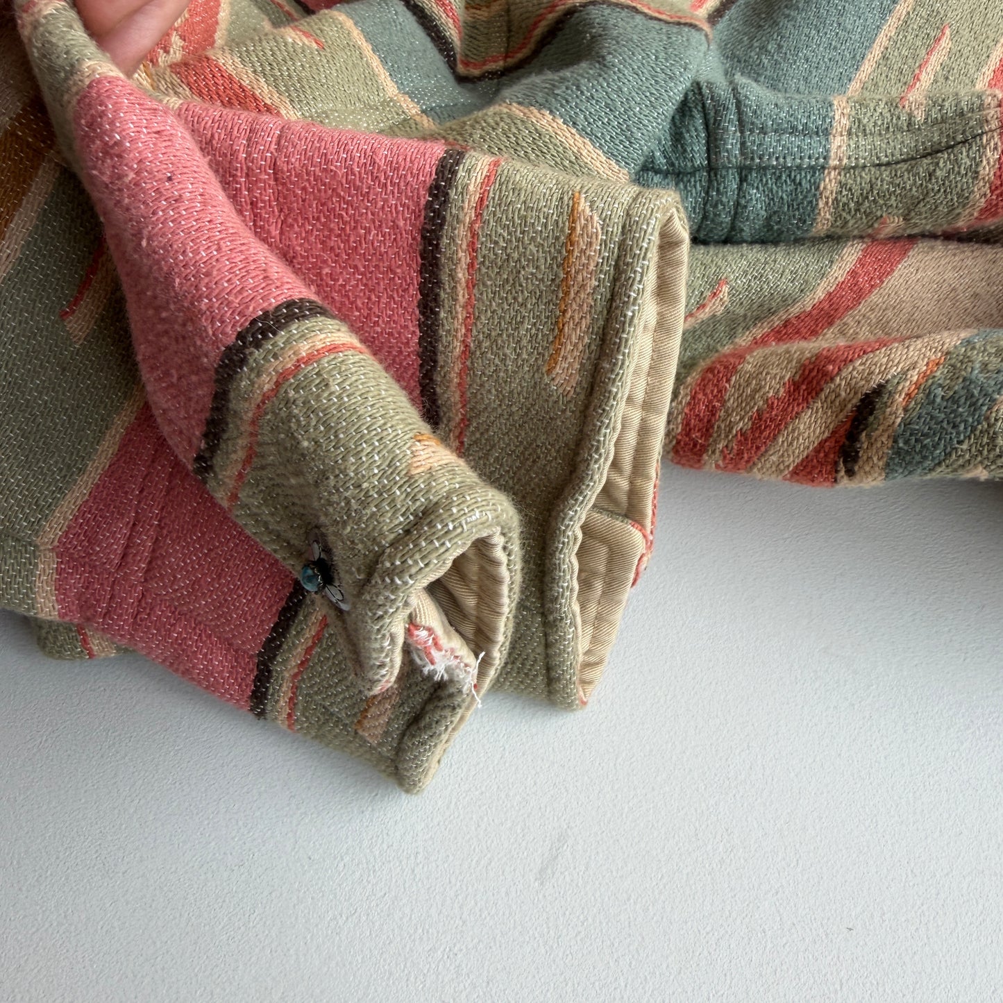 VNTG Lauren Ralph Lauren (2X) Southwest Cotton Blanket Jacket