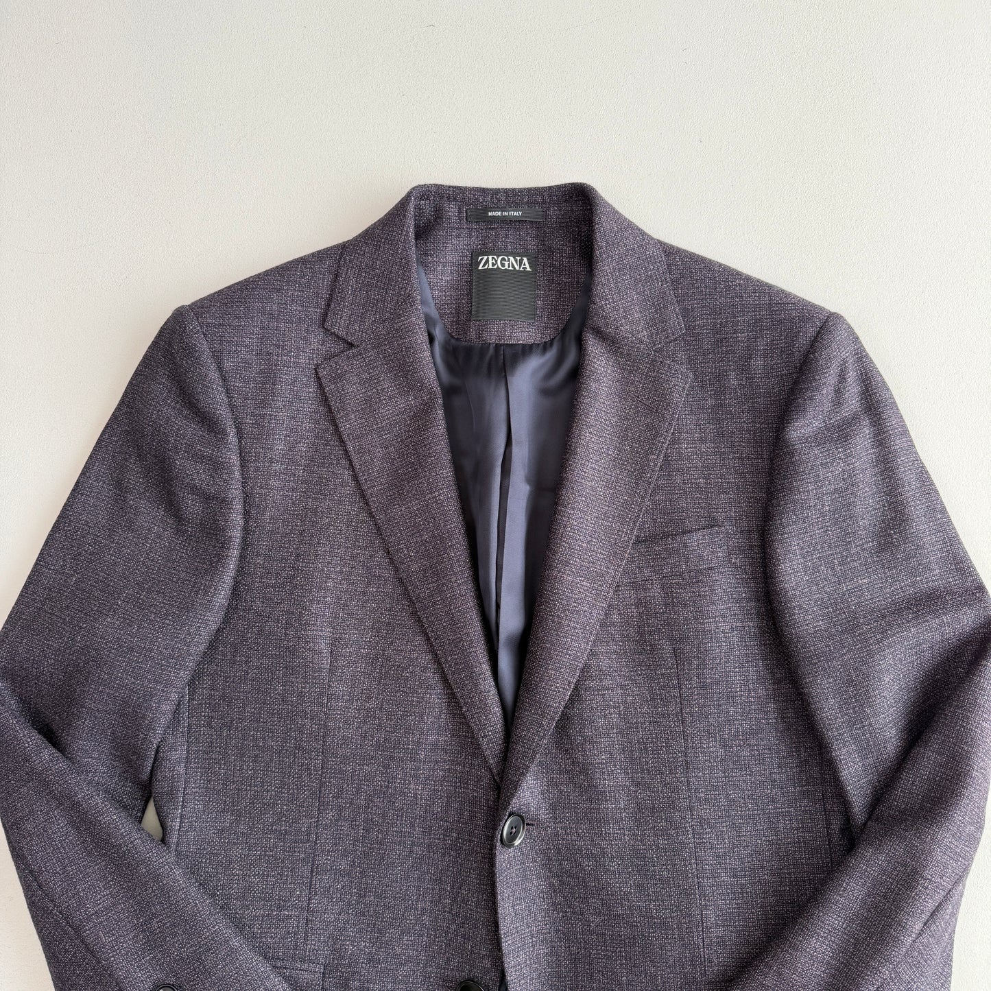Zegna (48S/C - 38S) Soft-Plum 100% Wool Lightly Structured Sports Coat