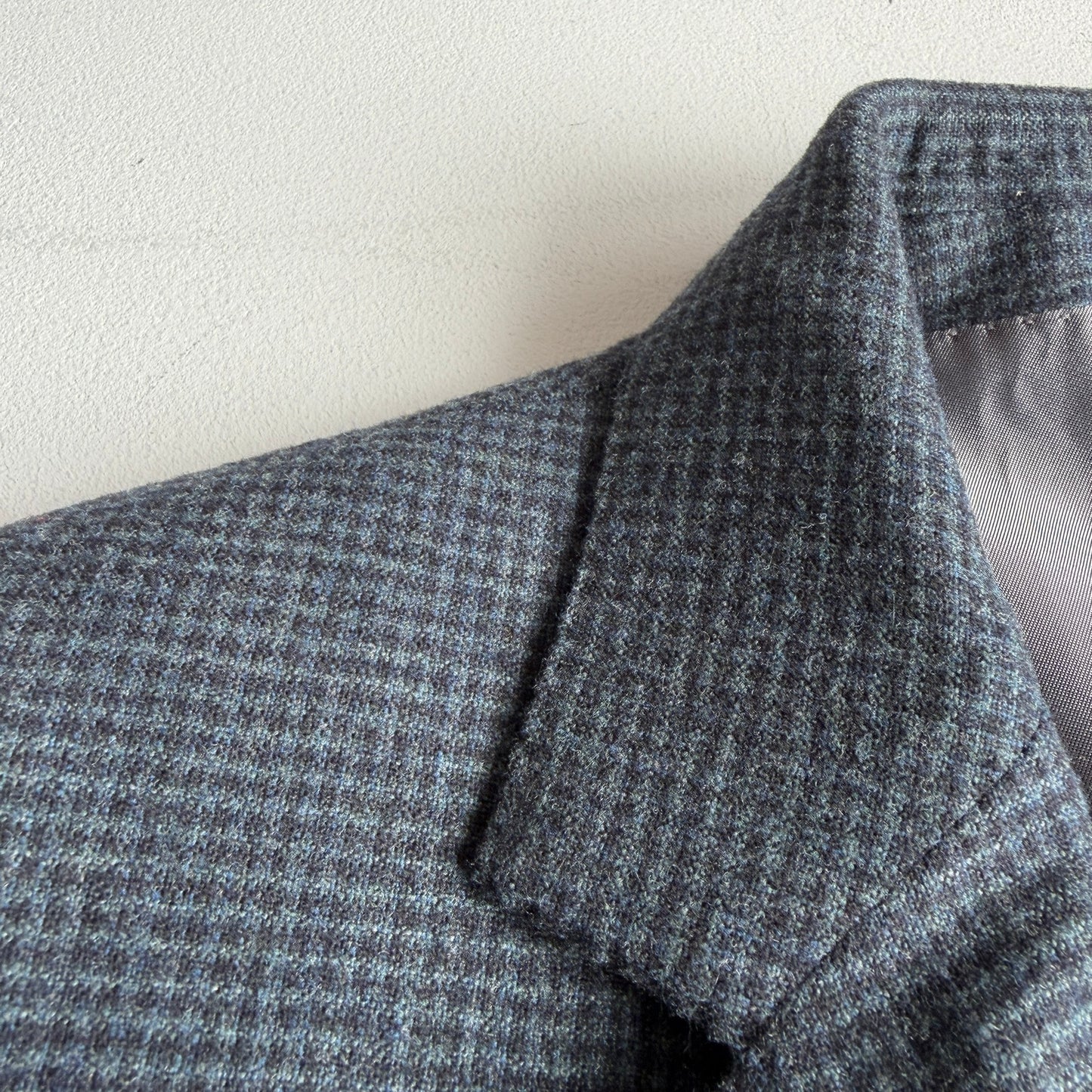 Ermenegildo Zegna (54L) "Mila" Trofeo Wool/Cashmere Micro-Check Brush Sport Coat