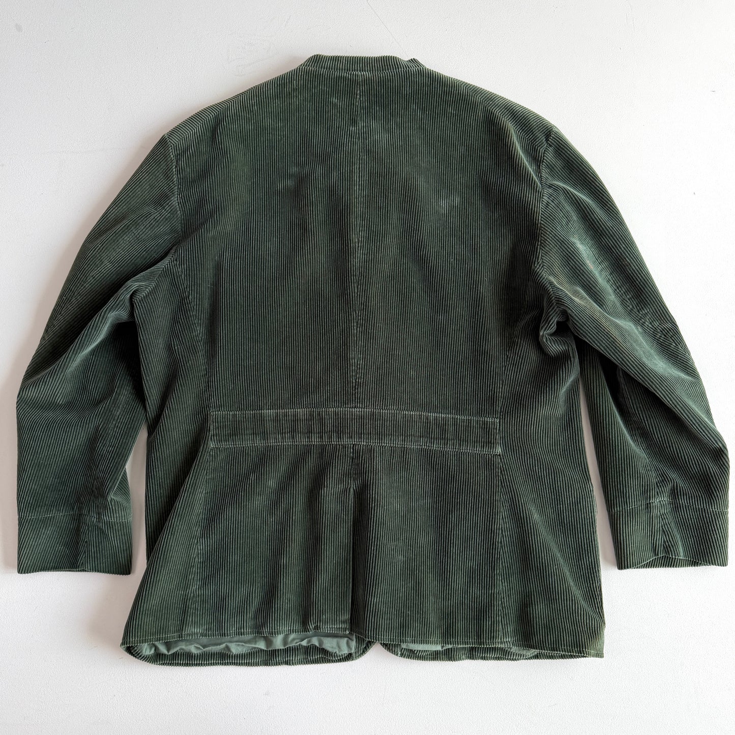 VNTG Polo Ralph Lauren (2XL) Loden Green Corduroy Half-Belt Field Jacket