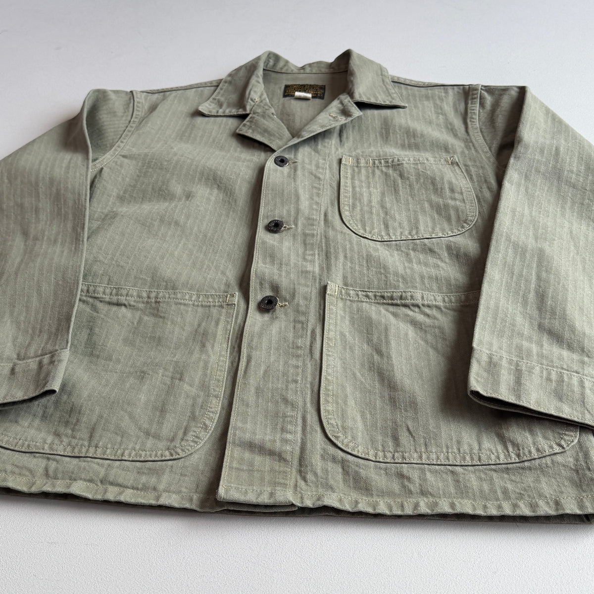 RRL Ralph Lauren (S) Military P-41 / N-3 HBT (herringbone twill cotton) Field Jacket